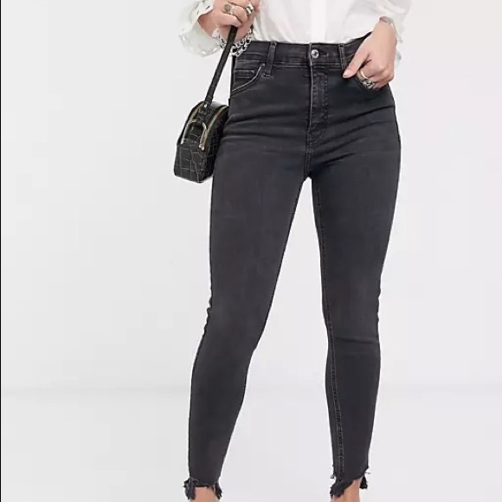 Topshop Black Denim Jeans